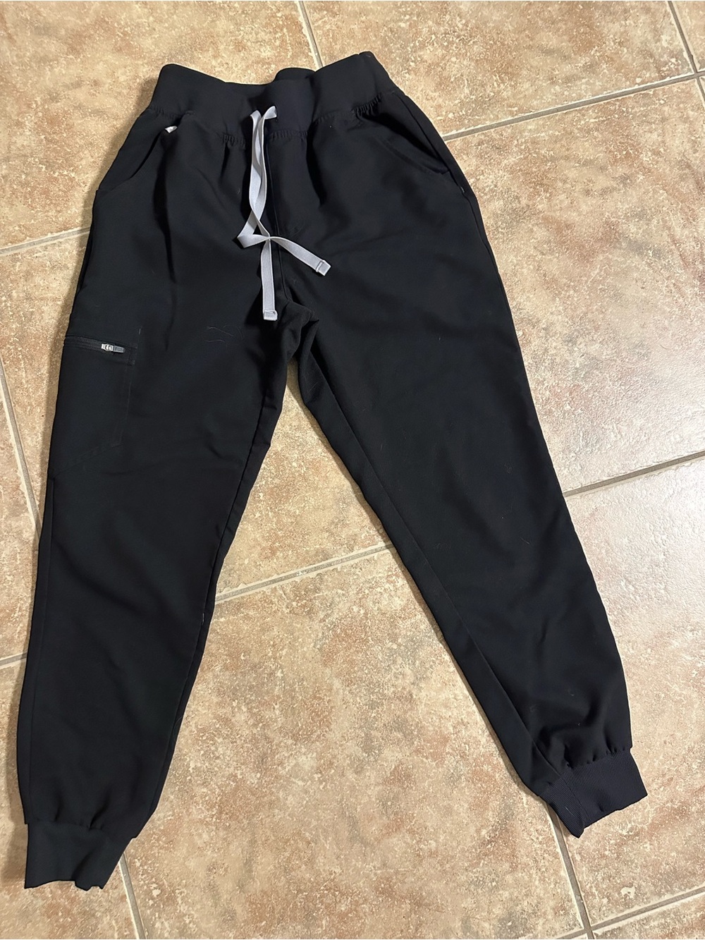 Fig Black XS Petite High Waisted joggers